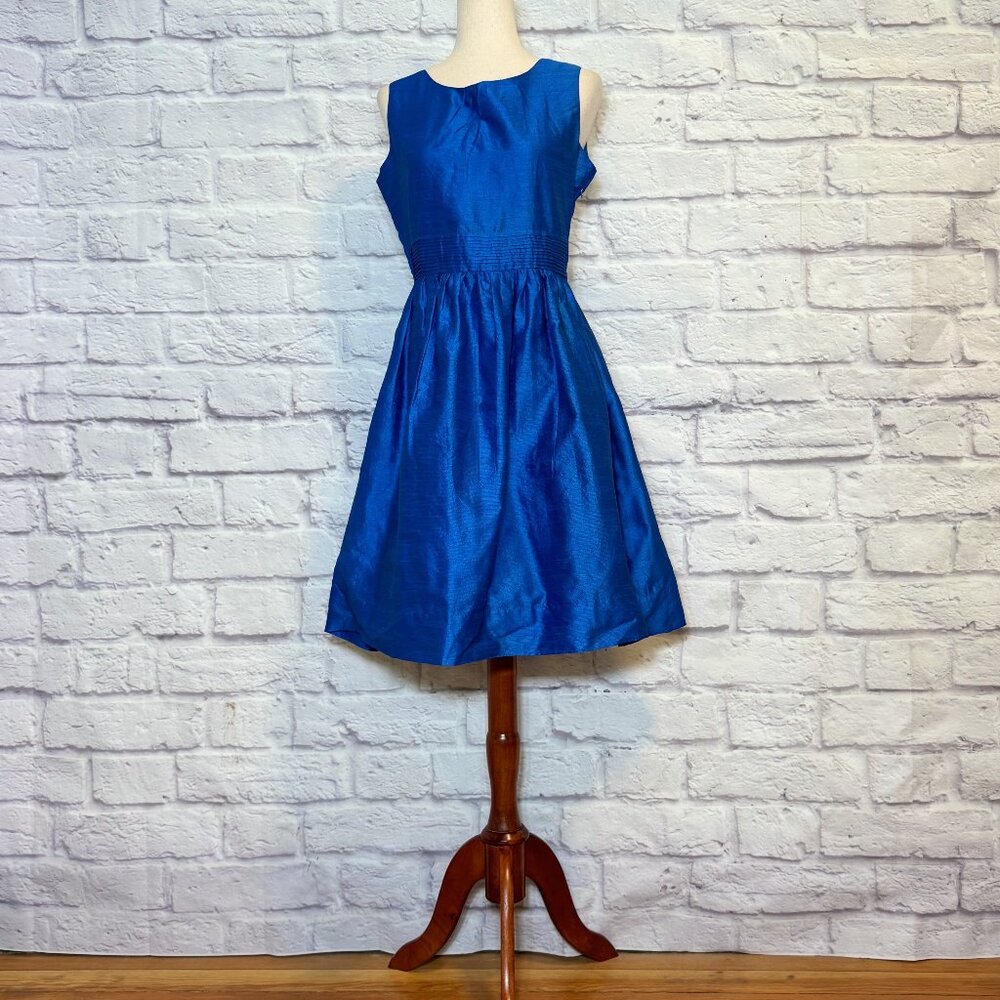 Frock Shop Sapphire Blue Knee-Length Dress